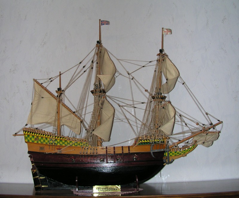 Die Mayflower sticht in See nach Nordamerika – 1620