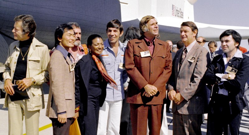 NASA stellt der Öffentlichkeit Enterprise, das erste Spaceshuttle, vor – 1976
